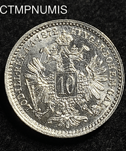 ,MONNAIE,AUTRICHE,10,KREUZER,ARGENT,1870,