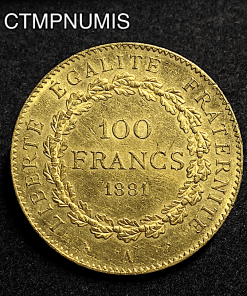 ,MONNAIE,100,FRANCS,GENIE,1881,