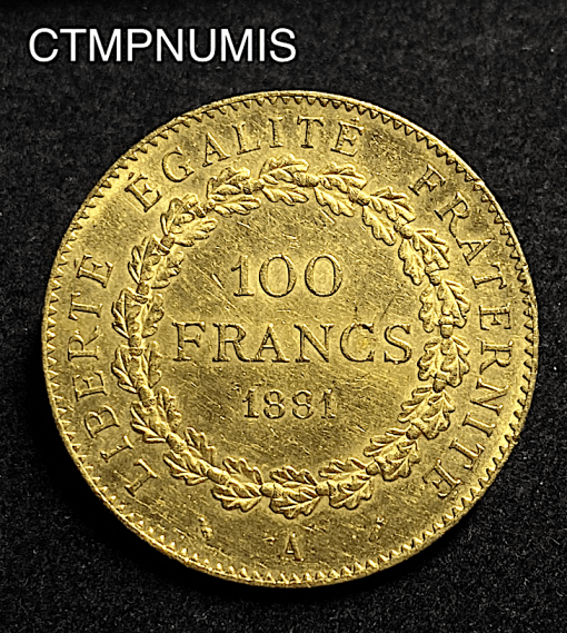 ,MONNAIE,100,FRANCS,GENIE,1881,
