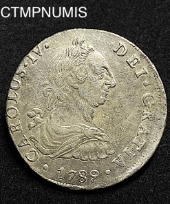 ,MONNAIE,BOLIVIE,8,REALES,ARGENT,1789,POTOSI,