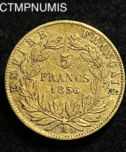 ,MONNAIE,5,FRANCS,OR,NAPOLEON,1856,