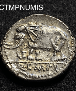 ,MONNAIE,ROMAINE,DENIER,ARGENT,CAECILIA,ELEPHANT,