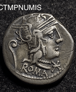 ,MONNAIE,ROMAINE,DENIER,ARGENT,SERVILIA,ROME,