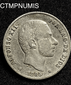 ,MONNAIE,PHILIPPINES,20,CENTIMOS,ARGENT,1885,