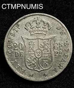 ,MONNAIE,PHILIPPINES,20,CENTIMOS,ARGENT,1885,