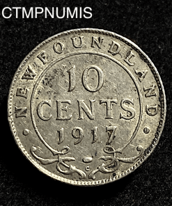 ,MONNAIE,CANADA,10,CENTS,NEWFOUNDLAND,1917,
