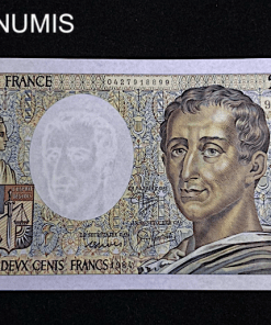 ,BILLET,200,FRANCS,MONTESQUIEU,1984,