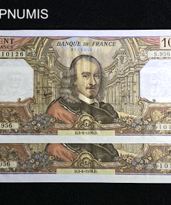 ,BILLET,100,FRANCS,CORNEILLE,3,6,1976,