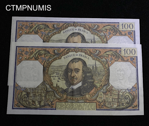 ,BILLET,100,FRANCS,CORNEILLE,3,6,1976,