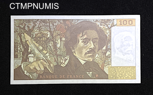 ,BILLET,100,FRANCS,DELACROIX,1978,