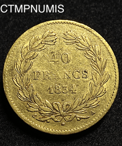 ,MONNAIE,ROYALE,LOUIS,PHILIPPE,40,FRANCS,OR,1834,