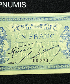 ,BILLET,ALGERIE,1,FRANC,1914,PHILIPPEVILLE,