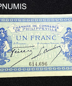 ,BILLET,ALGERIE,1,FRANC,1914,PHILIPPEVILLE,