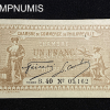 ,BILLET,ALGERIE,1,FRANC,1918,PHILIPPEVILLE,