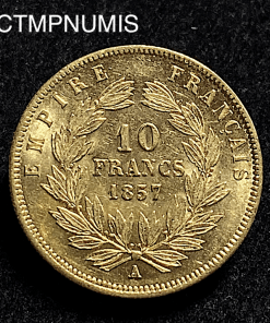 ,MONNAIE,EMPIRE,10,FRANCS,OR,NAPOLEON,III,1857,