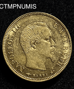 ,MONNAIE,EMPIRE,10,FRANCS,OR,NAPOLEON,III,1857,