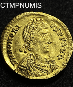 ,MONNAIE,ROMAINE,EMPIRE,SOLIDUS,OR,HONORIUS,VICTORIA,RAVENNE,