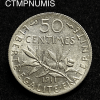 ,50,CENTIMES,ARGENT,SEMEUSE,1911,