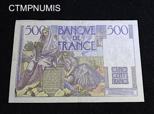 ,BILLET,500,FRANCS,CHATEAUBRIAND,7,2,1946,