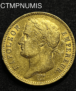 ,40,FRANCS,OR,NAPOLEON,I°,1810,W,LILLE,