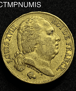 ,20,FRANCS,OR,LOUIS,XVIII,1817,