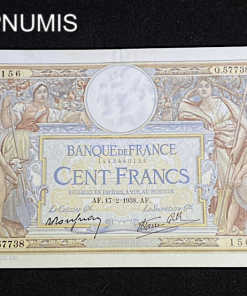 ,BILLET,100,FRANCS,MERSON,7,12,1938,SPL,