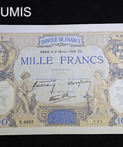 ,BILLET,1000,FRANCS,CERES,MERCURE,8,2,1940,