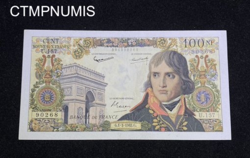 ,BILLET,100,NF,BONAPARTE,1,3,1962,