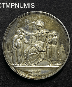 ,MEDAILLE,EUGENIE,FAMILISTERE,GUISE,1867,