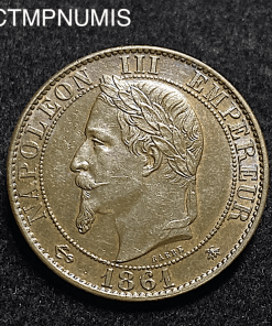 ,MONNAIE,EMPIRE,5,CENTIMES,NAPOLEON,1861,