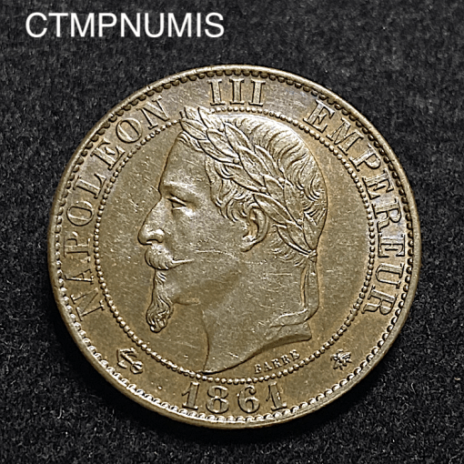 ,MONNAIE,EMPIRE,5,CENTIMES,NAPOLEON,1861,