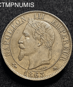 ,MONNAIE,5,CENTIMES,NAPOLEON,1863,