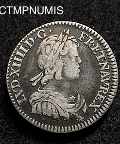 ,MONNAIE,ROYALE,LOUIS,XIV,1/12,ECU,1644,