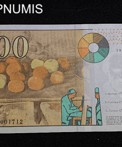 ,BILLET,100,FRANCS,CEZANNE,1997,SERIE,A,