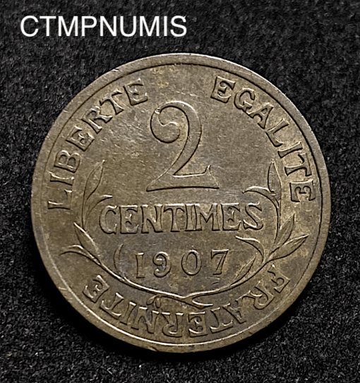 ,MONNAIE,2,CENTIMES,DUPUIS,1907,