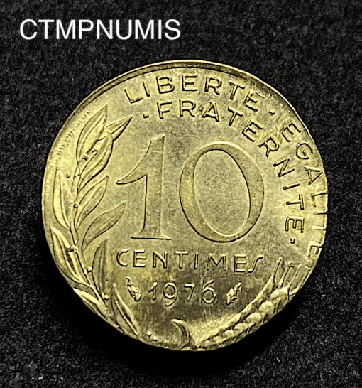 ,MONNAIE,10,CENTIMES1976,FAUTEE,