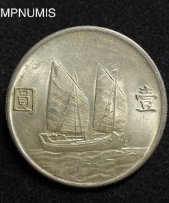 ,MONNAIE,CHINE,1,DOLLAR,ARGENT,1934,