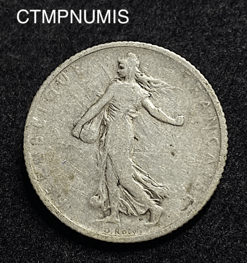 ,MONNAIE,1,FRANC,ARGENT,SEMEUSE,1900,