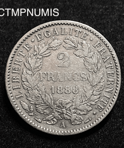 ,MONNAIE,2,FRANCS,CERES,1888,