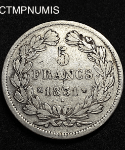 ,5,FRANCS,ARGENT,1831,MA,MARSEILLE,