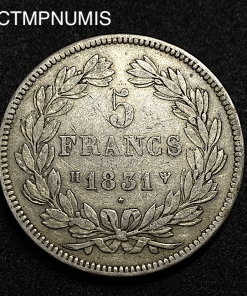 ,5,FRANCS,ARGENT,1831,H,LA,ROCHELLE,