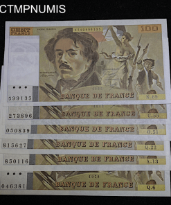 ,BILLET,FRANCE,100,FRANCS,DELACROIX,