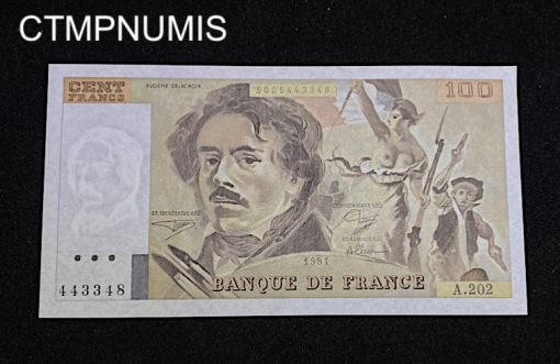 ,BILLET,100,FRANCS,DELACROIX,1991,