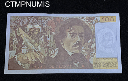 ,BILLET,100,FRANCS,DELACROIX,1991,