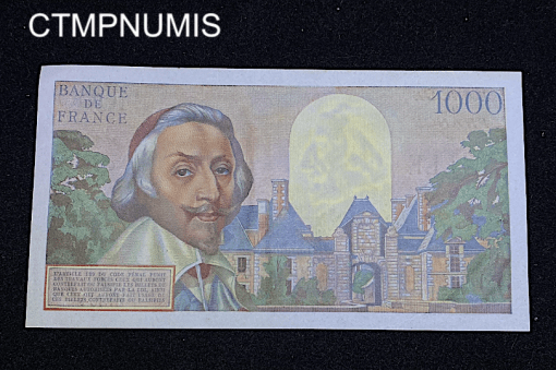 ,BILLET,1000,FRANCS,RICHELIEU,6.12.1956,