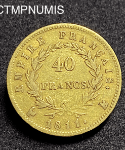 ,MONNAIE,EMPIRE,40,FRANCS,OR,NAPOLEON,1811,