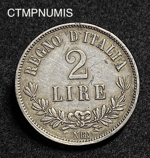 ,MONNAIE,ITALIE,2,LIRE,ARGENT,1863,N,NAPLES,