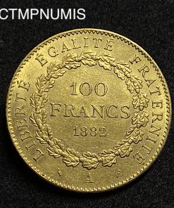 ,MONNAIE,100,FRANCS,OR,GENIE,1882,