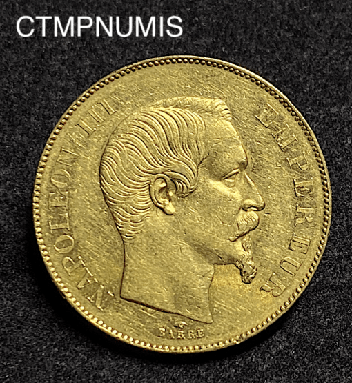 ,EMPIRE,50,FRANCS,OR,NAPOLEON,III,1855,