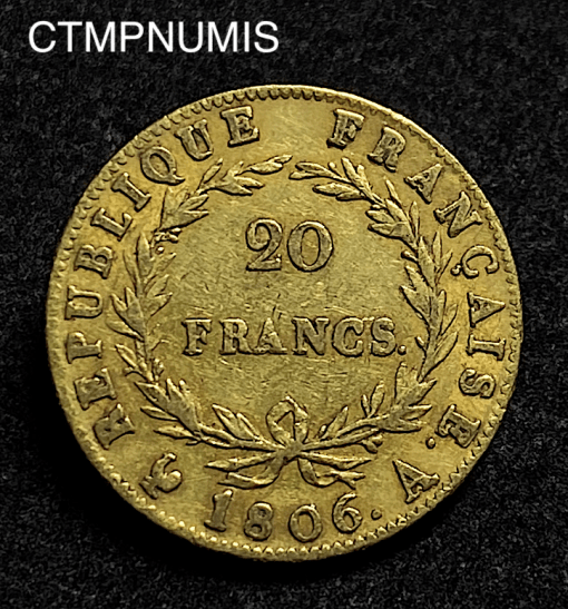 ,20,FRANCS,OR,NAPOLEON,1806,